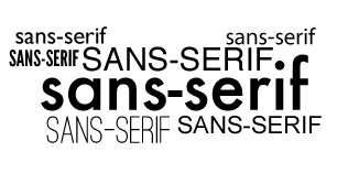 sans-serif