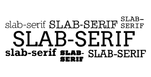 slab-serif