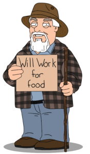 will work for foodL